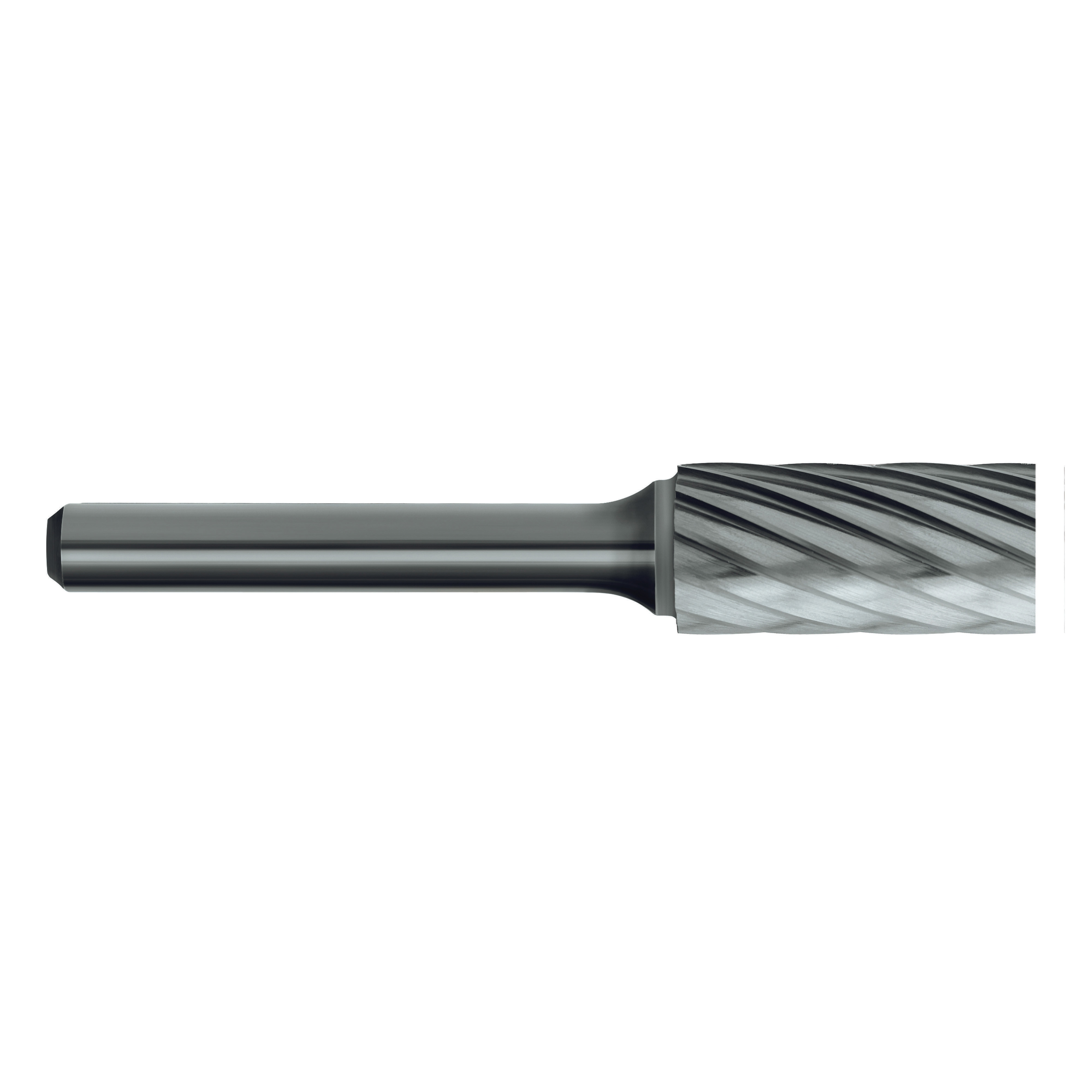 Aluminium Cut Carbide Burrs Cylindrical Square End 6mm Shank